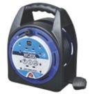 Masterplug Work Power 13A 4-Gang 15m  Case Cable Reel 240V