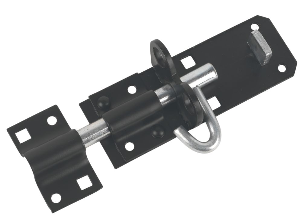 Brenton Gate Bolt Black 129mm Screwfix