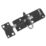 Brenton Gate Bolt Black 129mm