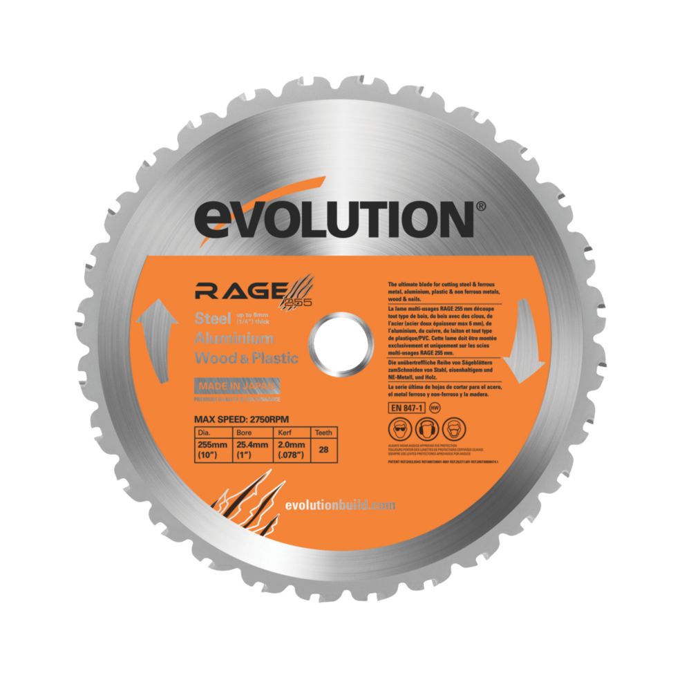 Evolution saw store blade