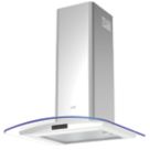 Refurb Cooke & Lewis  Canopy Hood Silver 598mm