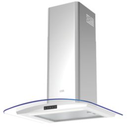 Refurb Cooke & Lewis  Canopy Hood Silver 598mm