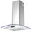 Refurb Cooke & Lewis  Canopy Hood Silver 598mm