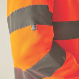 Regatta Hi-Vis Pro Contract Crew Neck Sweatshirt Orange 2X Large 55.1" Chest