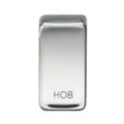 Knightsbridge 'HOB' Switch Cover Polished Chrome