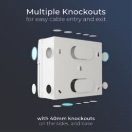 British General CF9MS6-01 6-Module 6-Way Part-Populated High Integrity Main Switch Consumer Unit with SPD