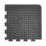 COBA Bubblemat Connect Anti-Fatigue Floor Corner Mat Black 0.5m x 0.5m x 14mm