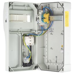 Lewden  32A 30mA 1-Way Metered Switched Caravan Hook Up Point 1x32A  With RCBO