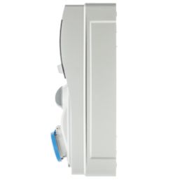 Lewden  32A 30mA 1-Way Metered Switched Caravan Hook Up Point 1x32A  With RCBO