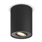 Philips Hue Pillar LED White Ambiance Single Spotlight Black 5W 350lm