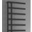 Reina 722mm x 500mm 1079BTU Black Flat Designer Towel Radiator