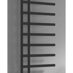 Reina 722mm x 500mm 1079BTU Black Flat Designer Towel Radiator
