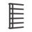 Reina 722mm x 500mm 1079BTU Black Flat Designer Towel Radiator