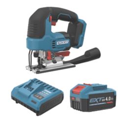 Refurb Erbauer ERI1087JSW 18V 1 x 4.0Ah Li-Ion EXT Brushless Cordless Jigsaw