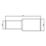 PolyPlumb Enhanced  Plastic Push-Fit Reducing Spigot Reducers 22mm x 15mm 2 Pack