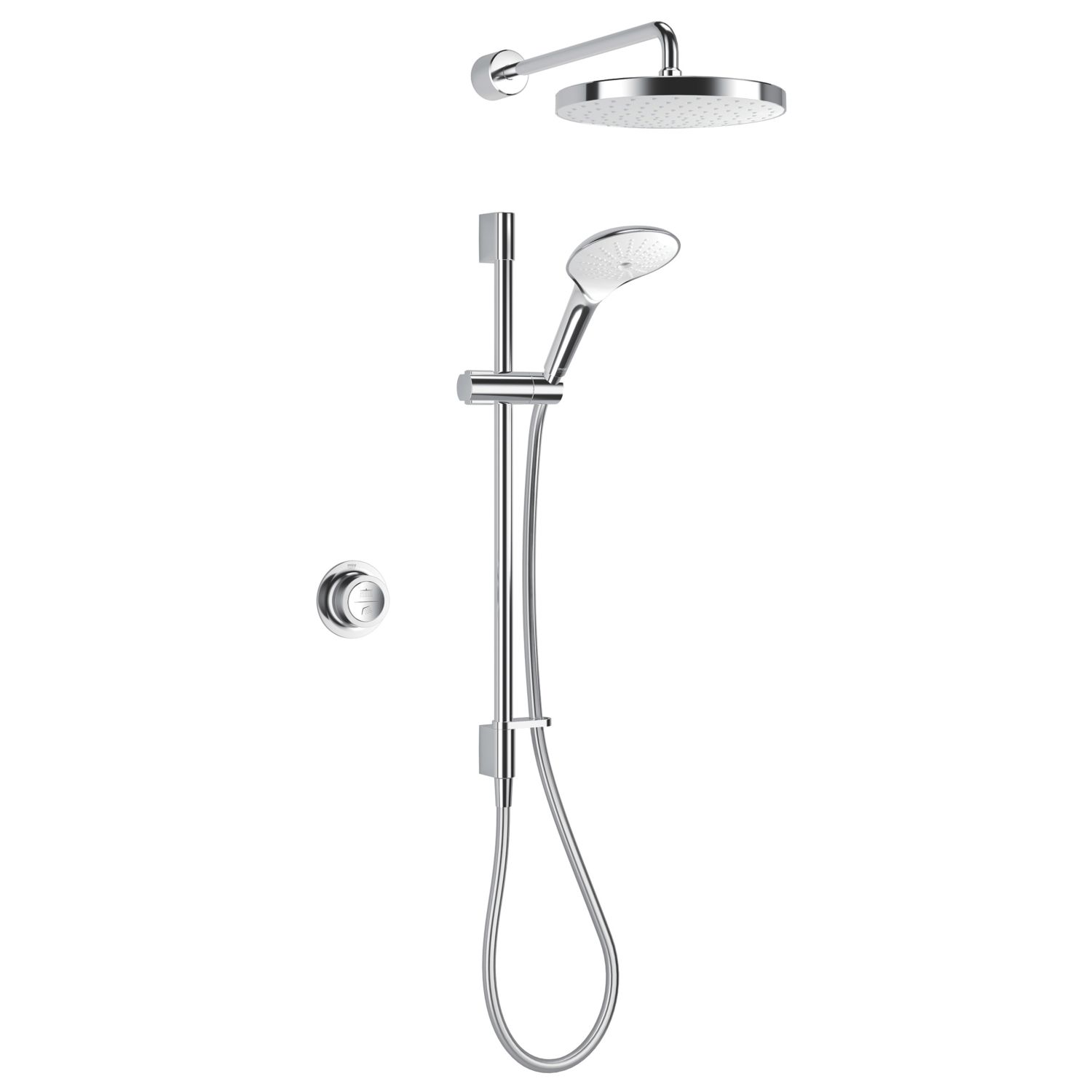 Mira Mode Dual HP/Combi Rear-Fed Chrome Thermostatic Digital Mixer Shower (651RV)