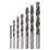 Bosch Pro Straight Shank Double-Flute Brad Point Wood Drill Bits 7 Piece Set