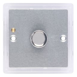 Varilight V-Pro 1-Gang 2-Way LED Dimmer Switch  Satin Chrome
