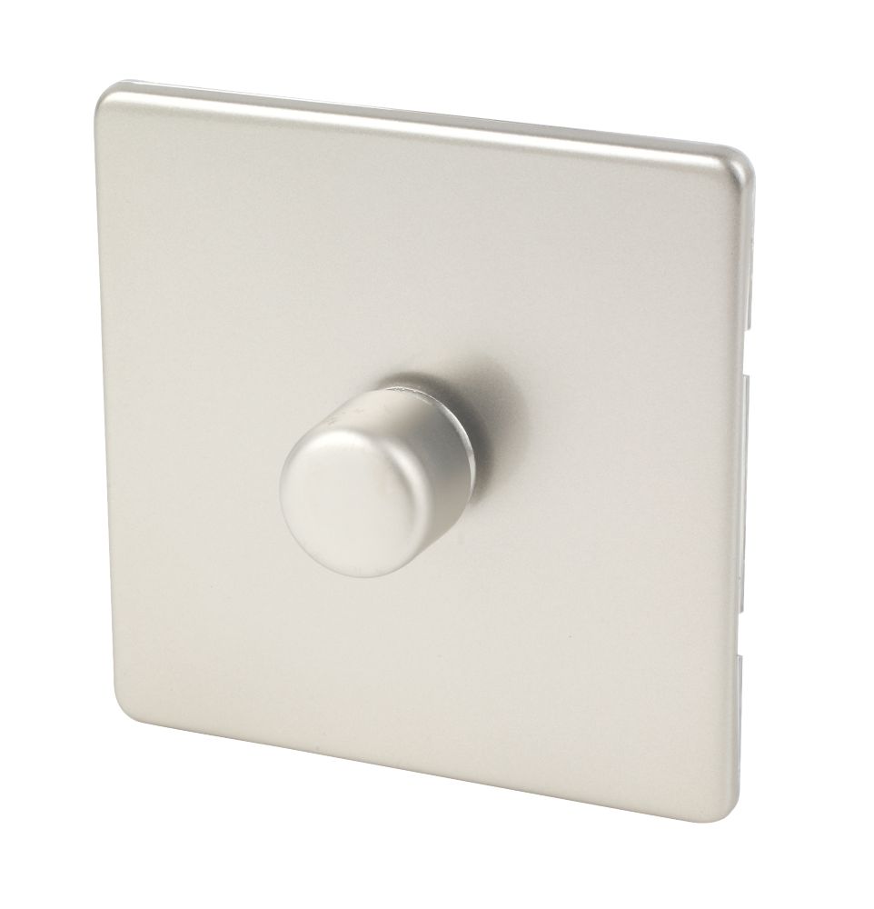 Varilight V-Pro 1-Gang 2-Way LED Dimmer Switch  Satin Chrome