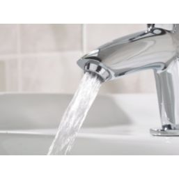 Bristan Orta Chrome-Plated 120mm Standard Lever 2 Tap Holes Basin Pillar Tap
