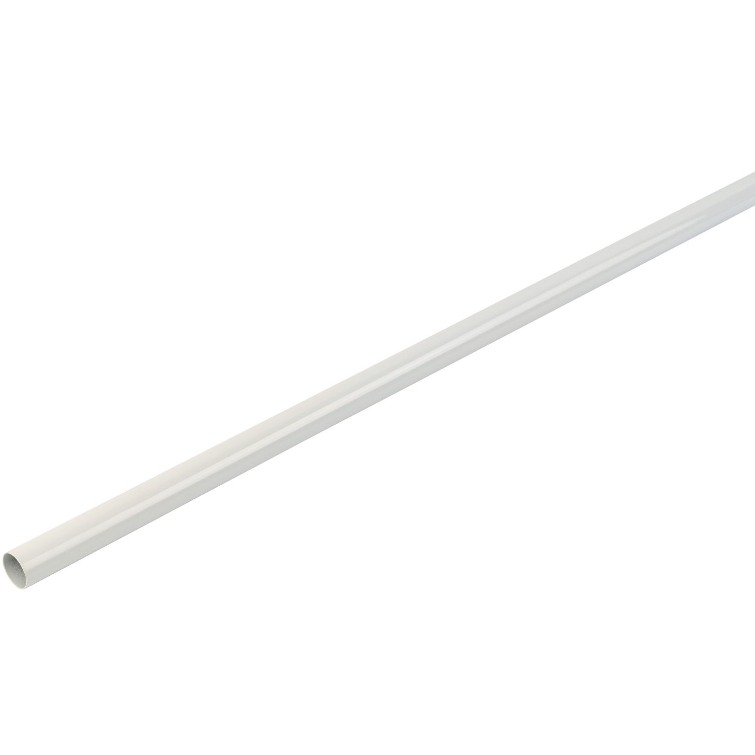 Smith & Locke Round Wardrobe Rail White 1219mm x 19mm (652HH)