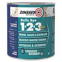 Zinsser Bulls Eye 1-2-3 Plus Primer 1Ltr