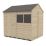 Forest  8' x 6' (Nominal) Reverse Apex Overlap Timber Shed