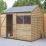 Forest  8' x 6' (Nominal) Reverse Apex Overlap Timber Shed