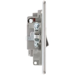 LAP  13A Switched Fused Spur  Brushed Stainless Steel
