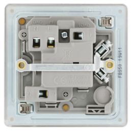 LAP  13A Switched Fused Spur  Brushed Stainless Steel