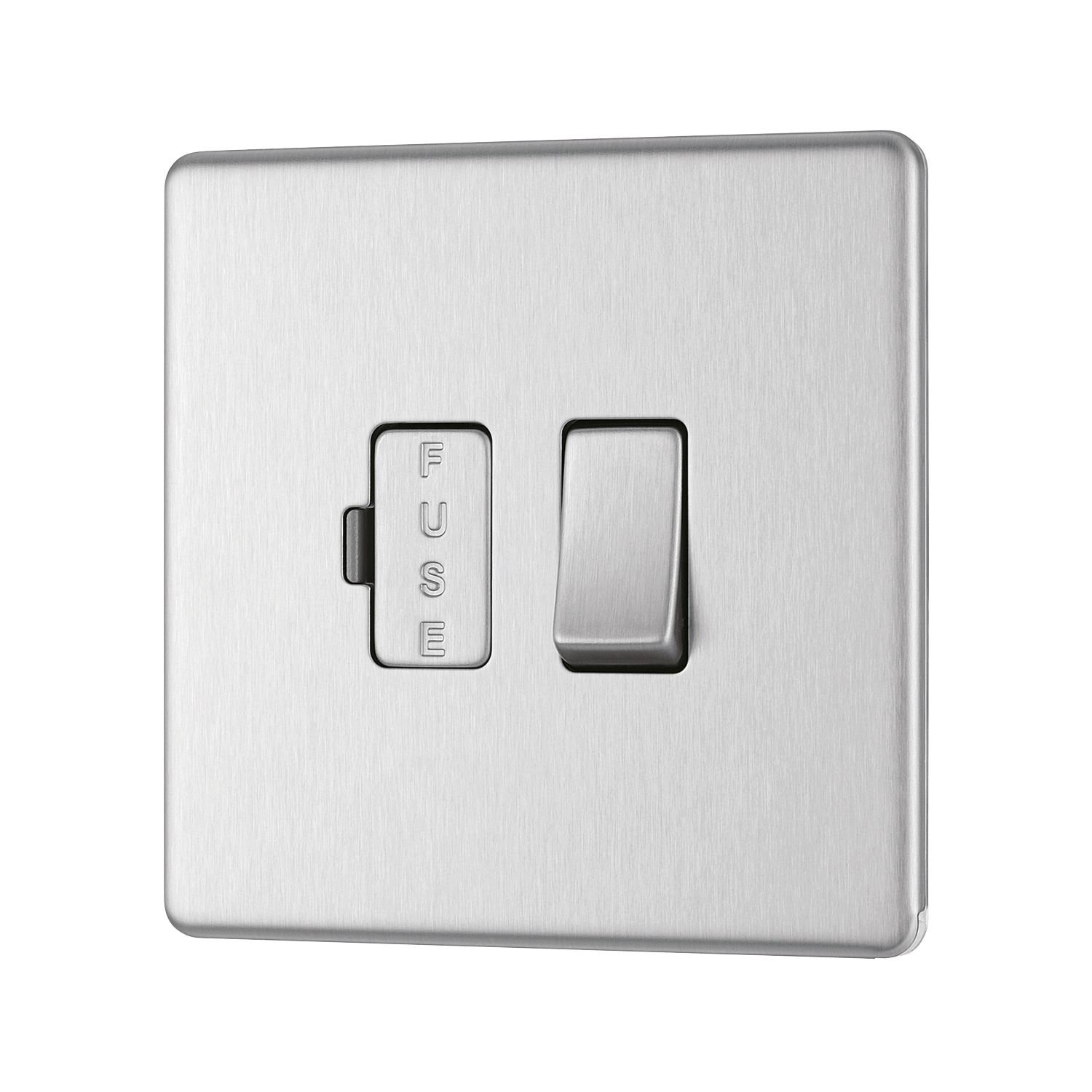 LAP 13A Switched Fused Spur Brushed Stainless Steel (652KJ)