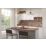 Wilsonart Options Plus Warm Walnut Block Matt Brown Wood Effect Laminate Breakfast Bar 4100mm x 900mm x 38mm