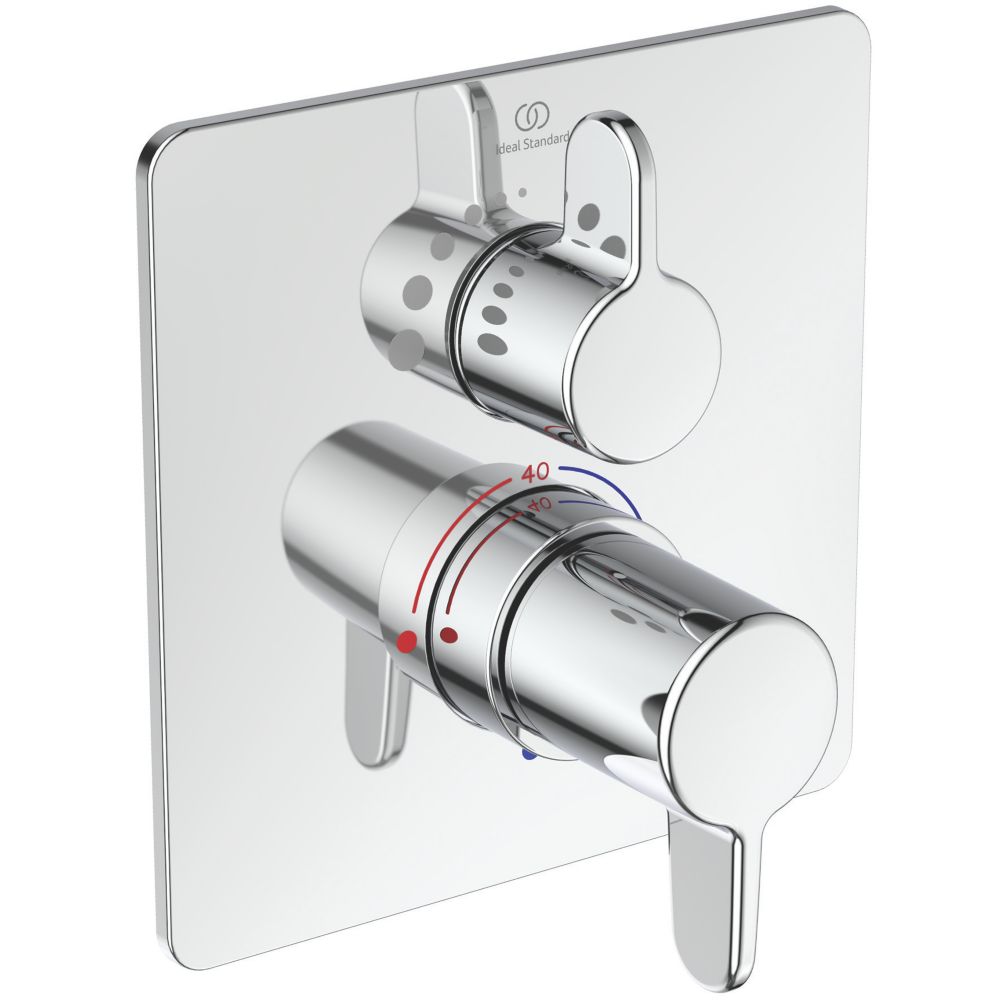 Ideal Standard Easybox Concealed Built-In Thermostatic Shower Mixer Fixed Chrome