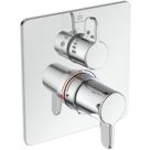 Ideal Standard Easybox Concealed Single Outlet Thermostatic Chrome Built-In Shower Mixer
