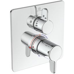 Ideal Standard Easybox Concealed Single Outlet Thermostatic Chrome Built-In Shower Mixer