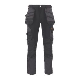 Site Brochman Stretch Holster Pocket Trousers Black/Grey 32" W 32" L