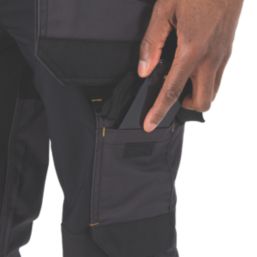 Site Brochman Stretch Holster Pocket Trousers Black/Grey 32" W 32" L