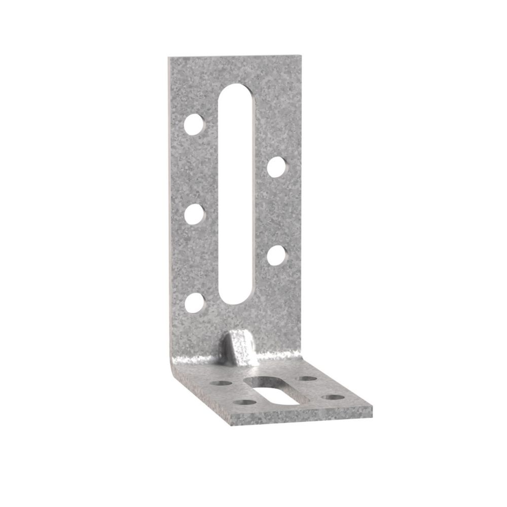 Simpson Strong-Tie Reinforced Angle Brackets Galvanised 30mm x 55mm 25 ...