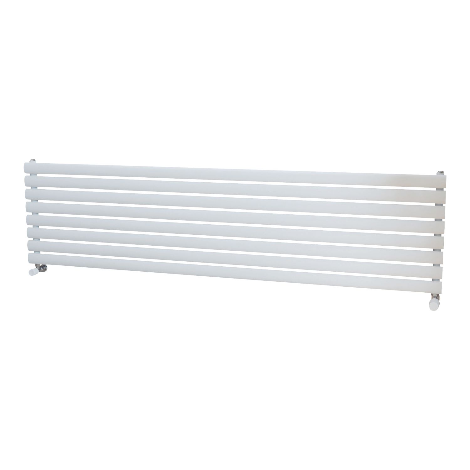 Ximax Fortuna 468mm x 1800mm 3133BTU White Horizontal Designer Radiator (652TP)