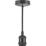 Knightsbridge Vintage 6" Pendant Set Light Fitting E27 Anthracite 3 1/2"