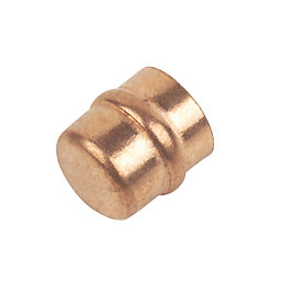 Flomasta  Copper End Feed Stop Ends 10mm 2 Pack
