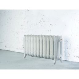 Arroll 470mm x 914mm 3378BTU White Cast Iron 3 Column Radiator