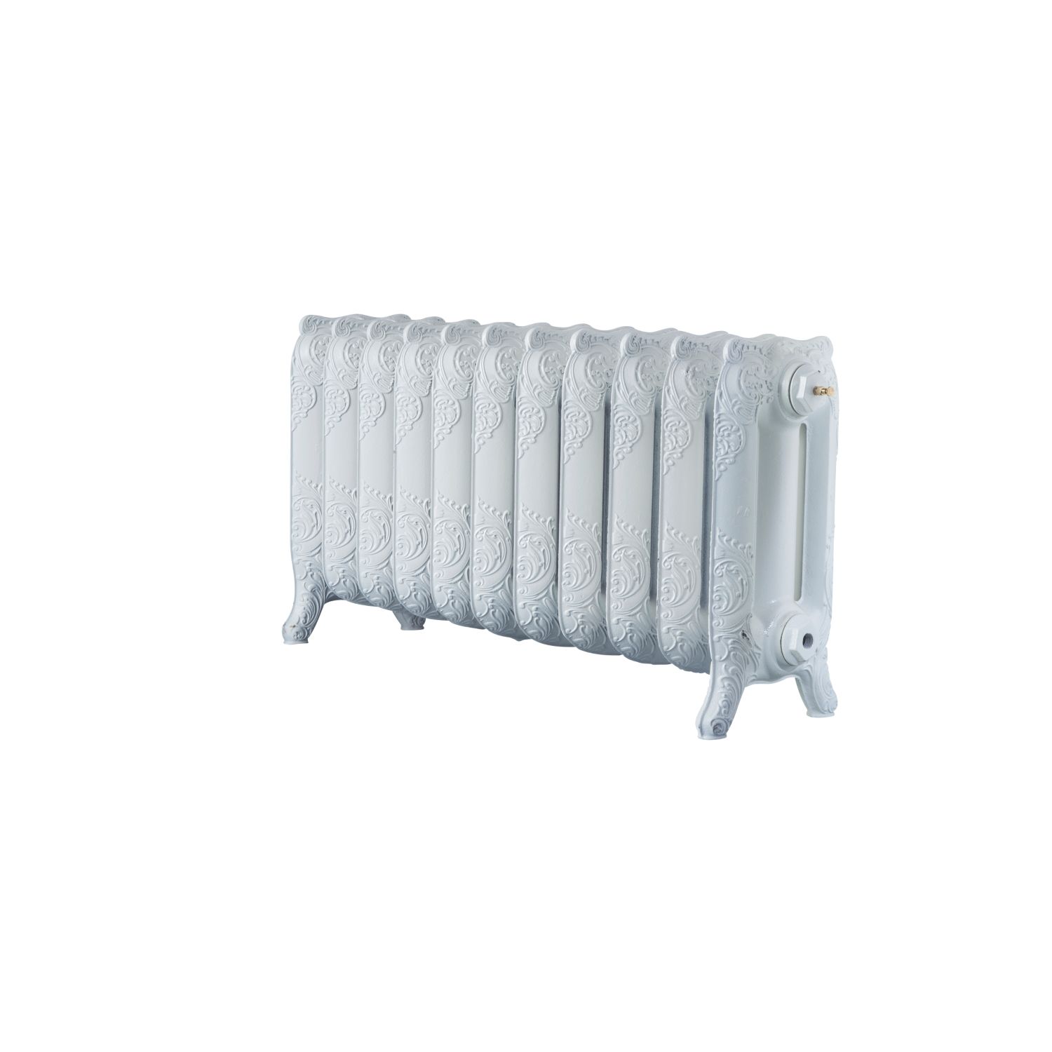 Arroll 470mm x 914mm 3378BTU White Cast Iron 3 Column Radiator (6531P)