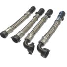 Salamander Pumps 22mm x 3/4" Angled & Straight Anti-Vibration Couplers 4 Pcs