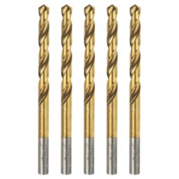 Erbauer  Straight Shank Metal Drill Bits 5mm x 86mm 5 Pack