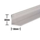 Stormguard Aluminium Angles 1219mm x 32mm x 32mm 5 Pack