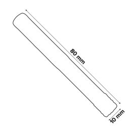 Erbauer  Hex Shank Diamond Tile Drill Bit 10mm x 80mm