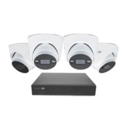 Swann SWNVK-8ADVANX4D-EU 1TB 8-Channel 4K Wired NVR Security System & 4 x 4K Indoor & Outdoor Cameras