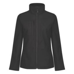 Regatta Octagon Womens Softshell Jacket Black Size 14