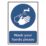 Essentials "Wash Your Hands Please" Sign 420mm x 297mm